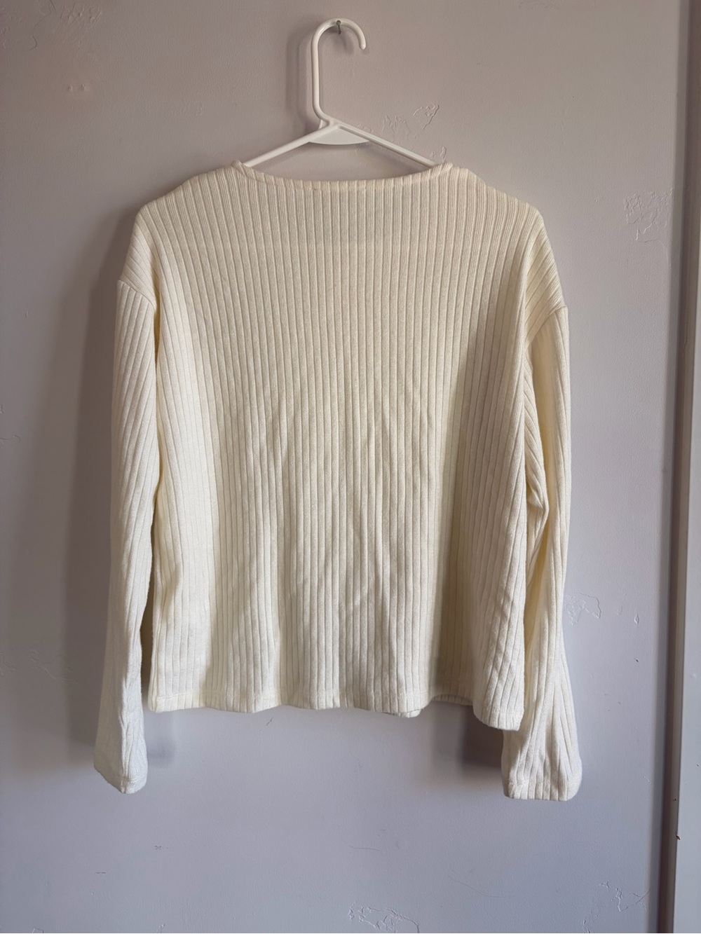 Madewell Cream Button-Up Cardigan - Picture 9 of 9